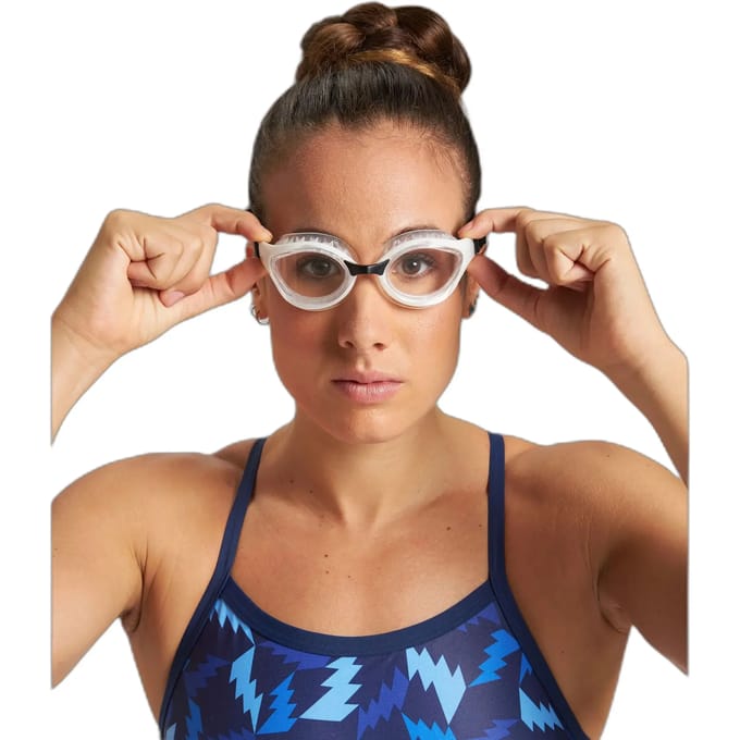 ARENA | arena Air Bold Swipe zwembril clear-wit-zwart