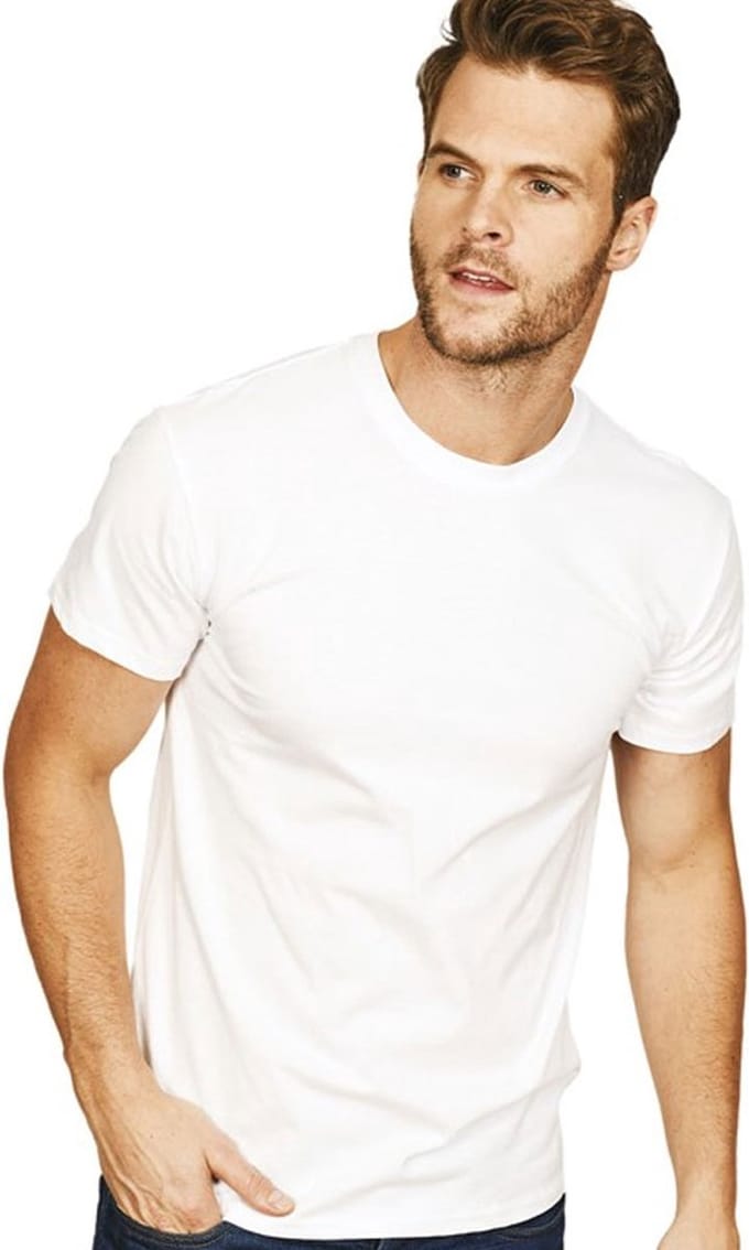 Basic T-Shirts Heren & Dames – 12-Pack – Stedman ST2000 – Wit – Maat M – 100% Ringgesponnen Katoen