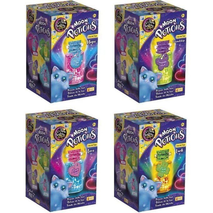 Potions magiques - LISCIANI - The Moon Academy - Kit de créations - Flacons originaux - Activités créatives pur