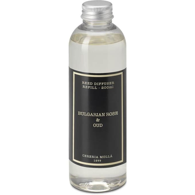 Bulgaarse Roos & Oud Cereria Molla Diffuser Navulling 200ml