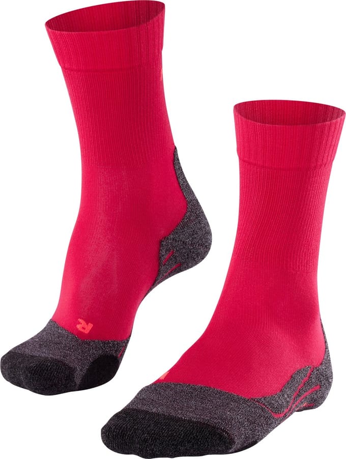 FALKE TK2 Cool anti-blaar dik lyocell functioneel materiaal wandelsokken dames rood - maat 41-42