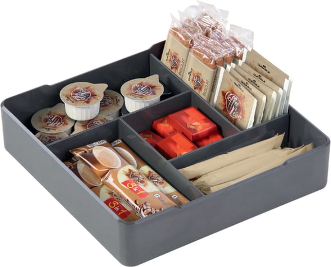Coffee point case durable 3386 58 antraciet | 6 stuks
