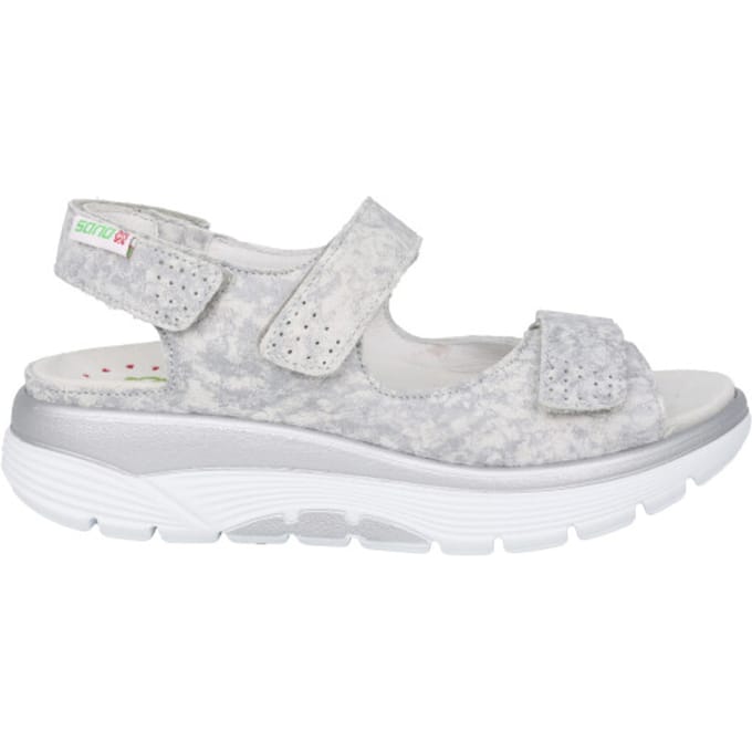 Mephisto Sano Norine - dames rollende wandelsandaal - Grijs - maat 35 (EU) 2.5 (UK)