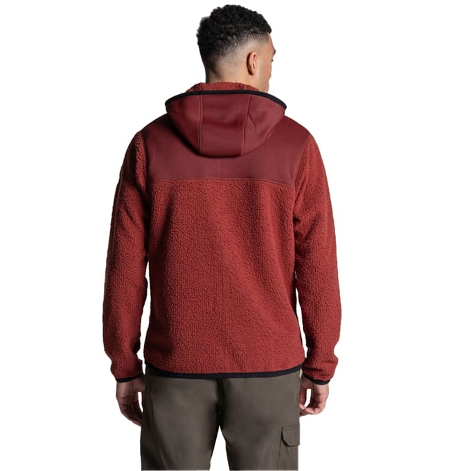 Craghoppers Heren Telesto Hooded Jacket (Kastanjebruin)