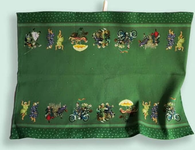 keukenhanddoek groen