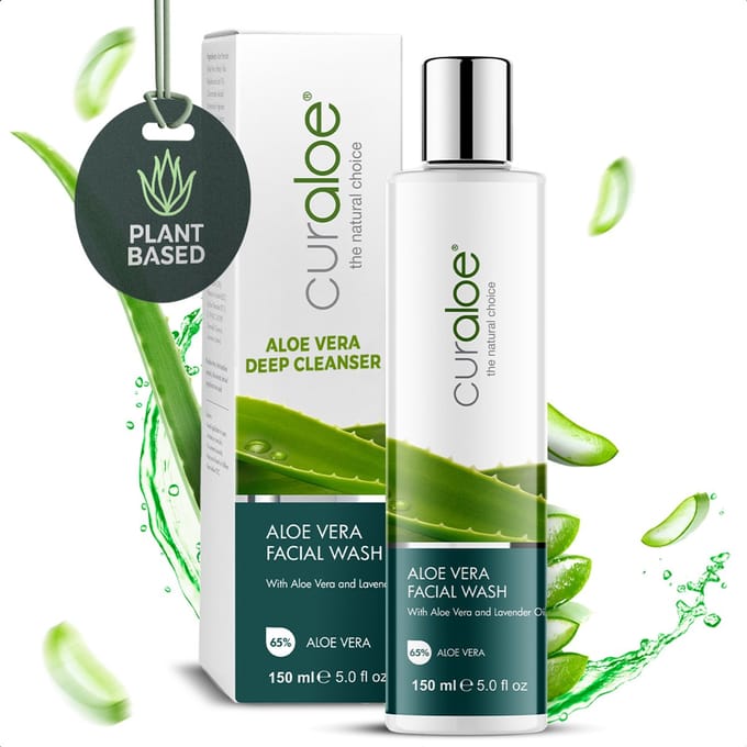 Curaloe face wash 65% Aloe Vera - 150 ml