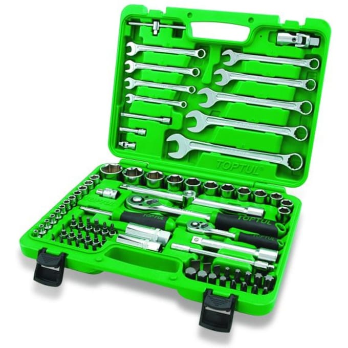 TOPTUL 82-delige Doppenset 1/4" & 1/2" - Professioneel Gereedschap