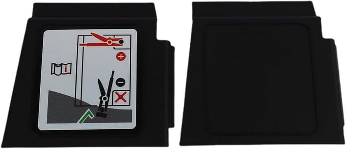 2 Stuks Accupool Afdekking Pluspool Bescherming voor Autoaccu