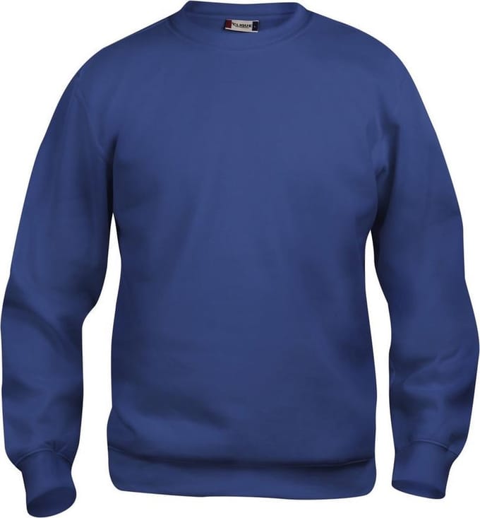 Basic roundneck blauw s