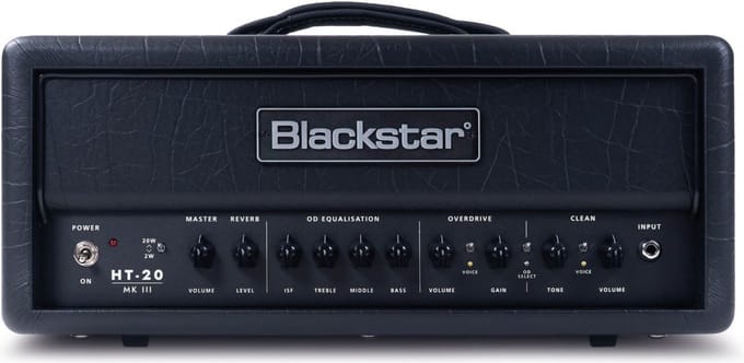 Blackstar HT-20RH MKIII - 20w, Buizen Gitaarversterker top - zwart