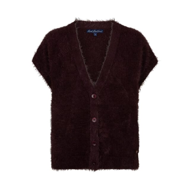Red Button Rb sleeveless fuzzy burgundy