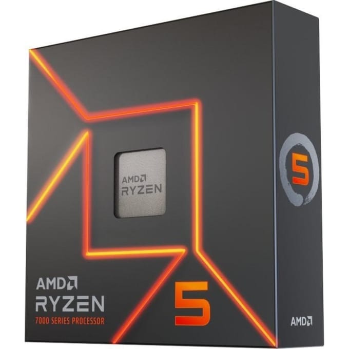 AMD Ryzen 5 7600X Boxed - Desktop processor - CPU - 6 Core - 12 threads - 4.7 GHz/5.3 GHz - Socket AM5