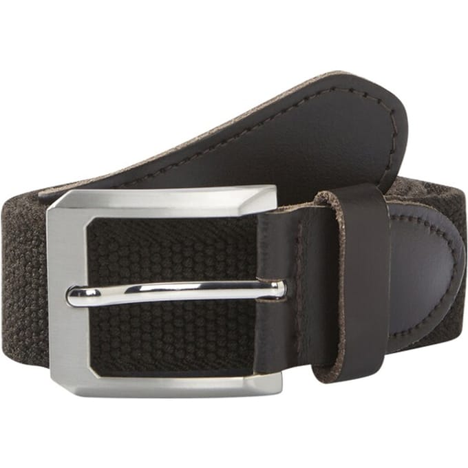 Babista herren Elastische Riem - 90 - donkerbruin - Plus Size