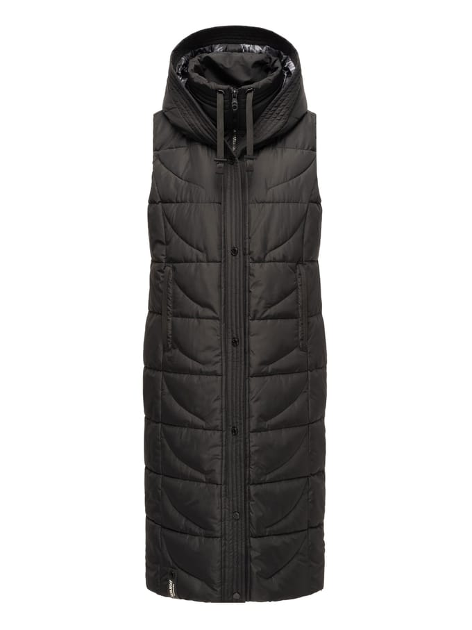 Navahoo dames gewatteerd vest Brezelchen – Lang & Warm