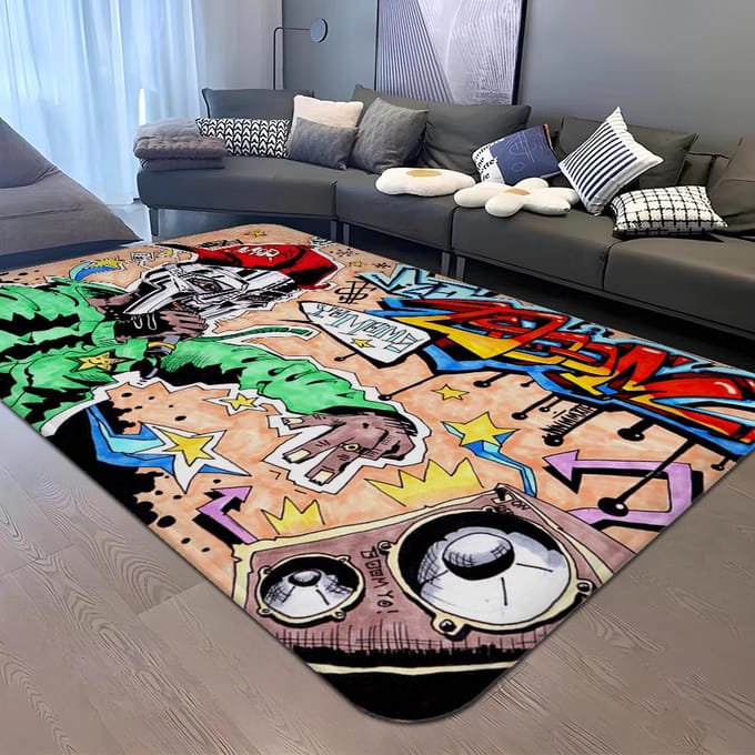 MF DOOM Vloermatten Antislip Waterabsorberend Langwerpige Mat Slaapkamer Mat Welkomstmat 40x60cm white