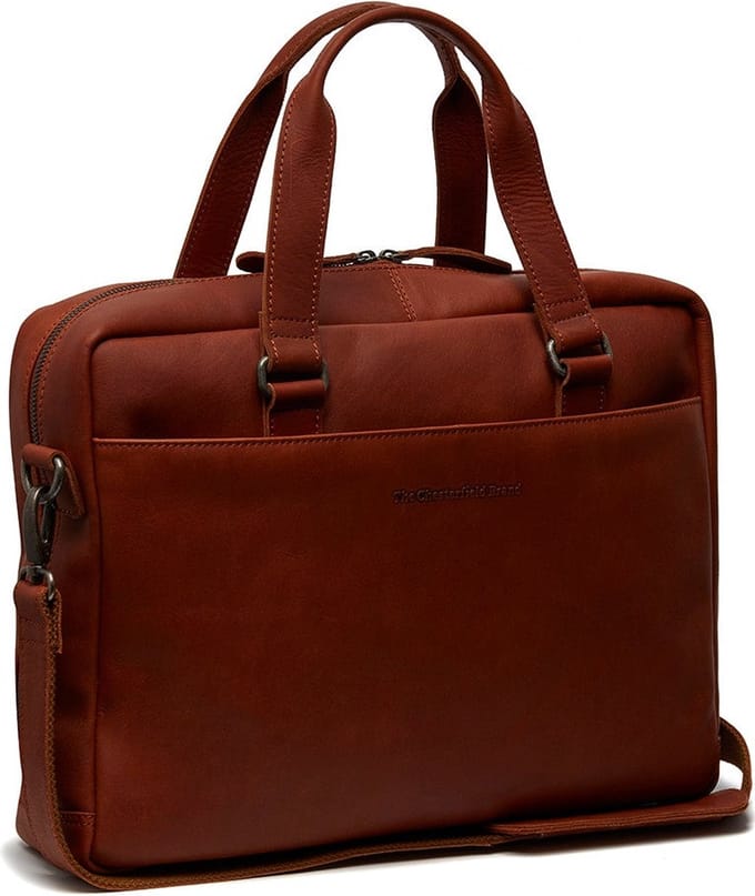 Chesterfield Laptoptas Waxed Pull Up