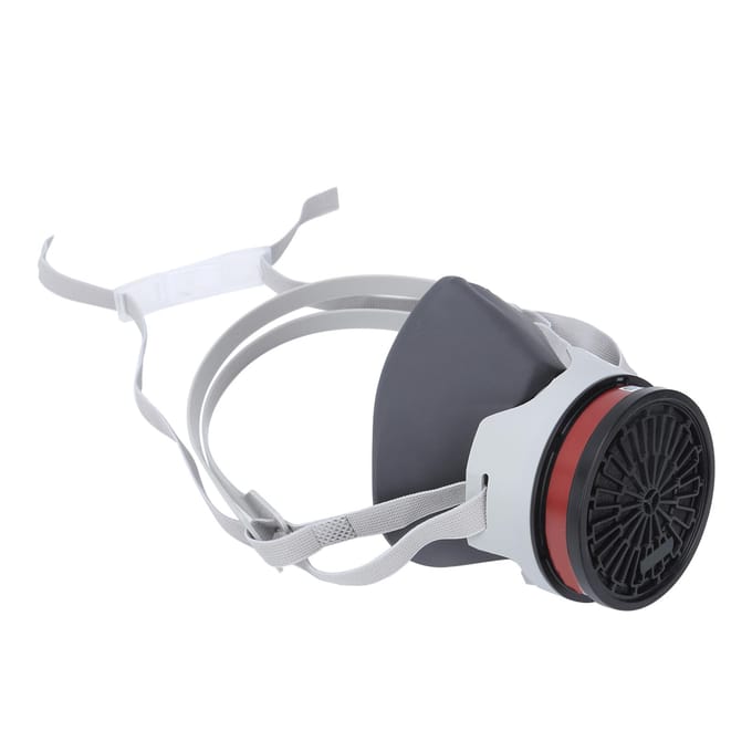 Rubberen AntiToxisch Gezichtsmasker met Nr.3 Filterdoos Gasbescherming Lichtgewicht Multifunctioneel gray