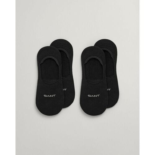 Gant Sokken Invisible Socks 2Pack Zwart / male