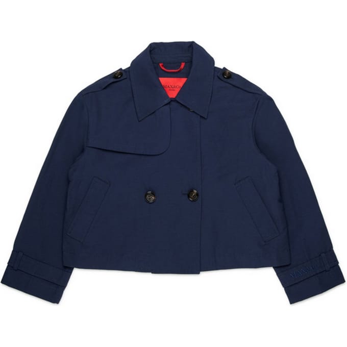 Trench korte blauwe Baby Eclipse