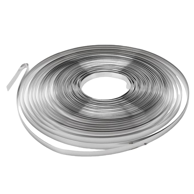 RVS Strapping Tape 1 2in Breedte 0.02in Dikte 100ft Lengte 304 RVS Banding Strap gray