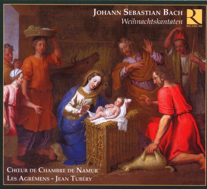 Choeur De Chambre De Namur, Les Agrémens, Jean Tubéry - J.S. Bach: Weihnachtskantaten (CD)
