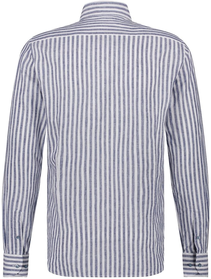 Blue Industry casual overhemd donkerblauw