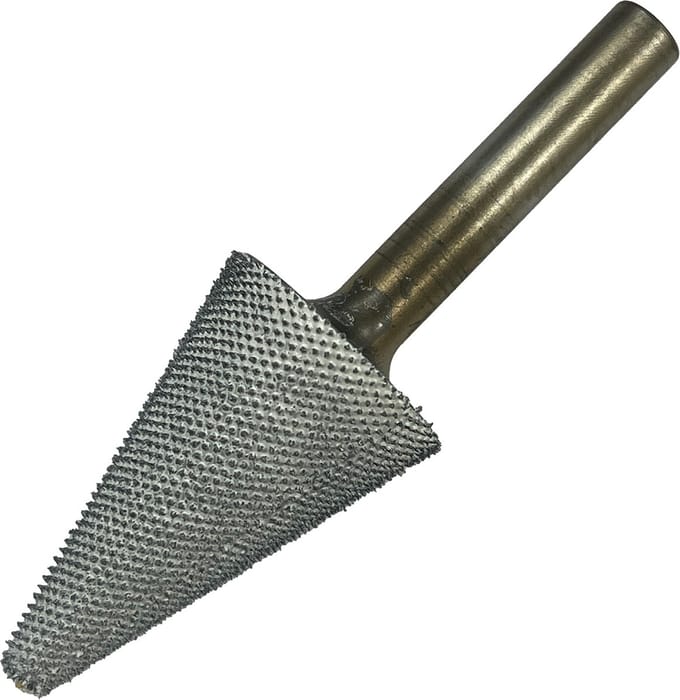 Saburrtooth - Raspfrees - Kegel - As Ø6 mm - 35 x 19 mm - Extra fijn
