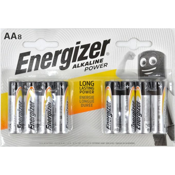 Energizer Alkaline Batterijen Aa Lr6 8 Stuks Voeding Voor Consumentenapparaten