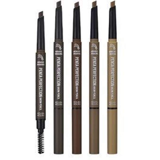HOLIKA HOLIKA - Wonder Drawing Penta Perfection Brow Pencil - 4 Colors #03 Ash Brown