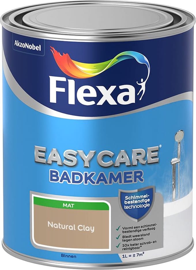 Flexa - Easycare Badkamer - Natural Clay - Mengverf - 1 L