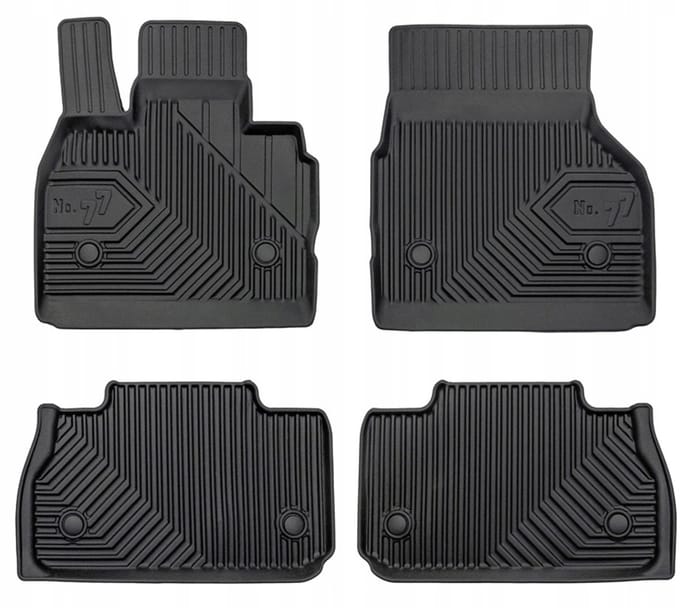 Frogum - No.77 - Automatten 3D - Geschikt voor BMW iX (I20) vanaf 2021 - TPE Rubber - Zwart