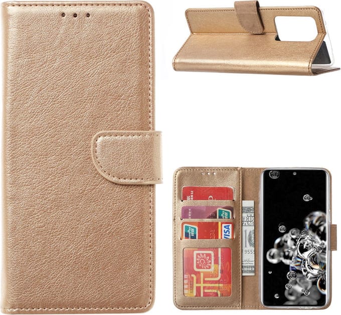 Cityhoesje – geschikt voor Samsung S20 Plus – Bookcase incl. Pasjeshouder