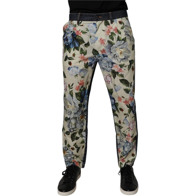 Bloemenprint Broek