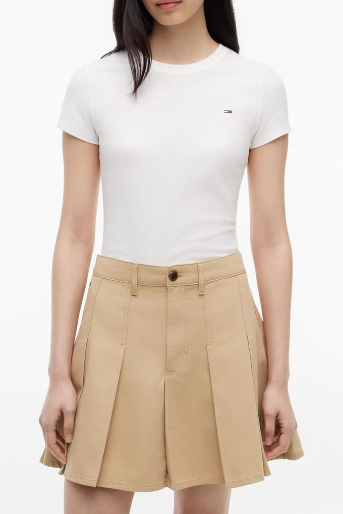 Tommy Hilfiger 2-pack C-neck Tee Ecru/ecru Größe: M | Hemden Outlet | Damen | Braun