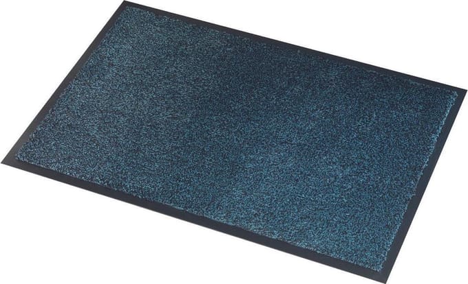 Wicotex - Deurmat - Droogloopmat Microm Absorberend Zwart - Grijs - Afmeting 60x80cm