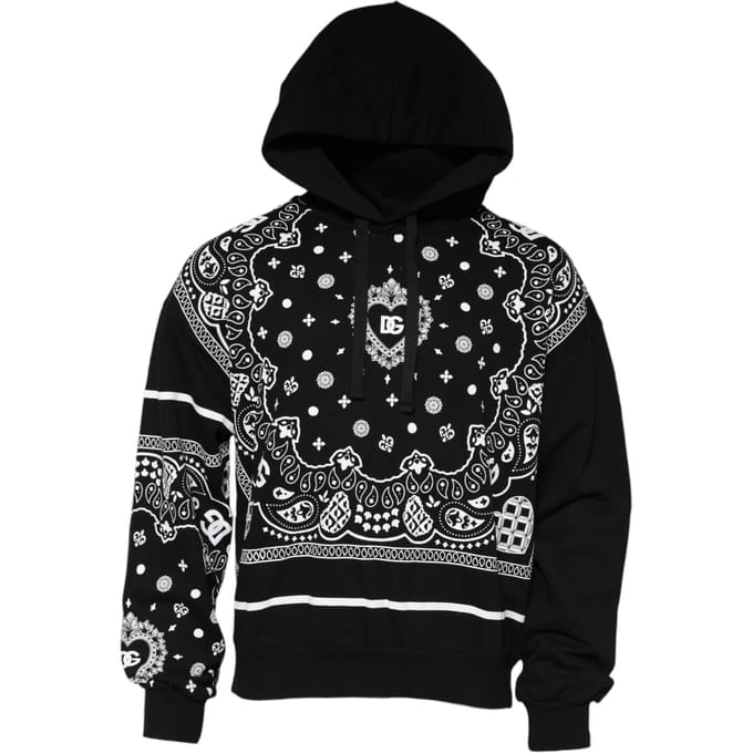 Bandana Print Hoodie