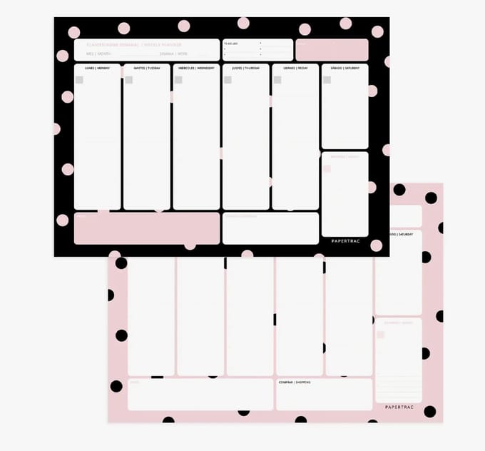 Weekplanner | 56 vellen | zonder datum