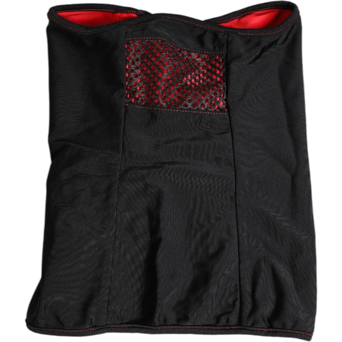 Zwarte Nylon Gebreide Nekwarmer Balaclava Sjaal