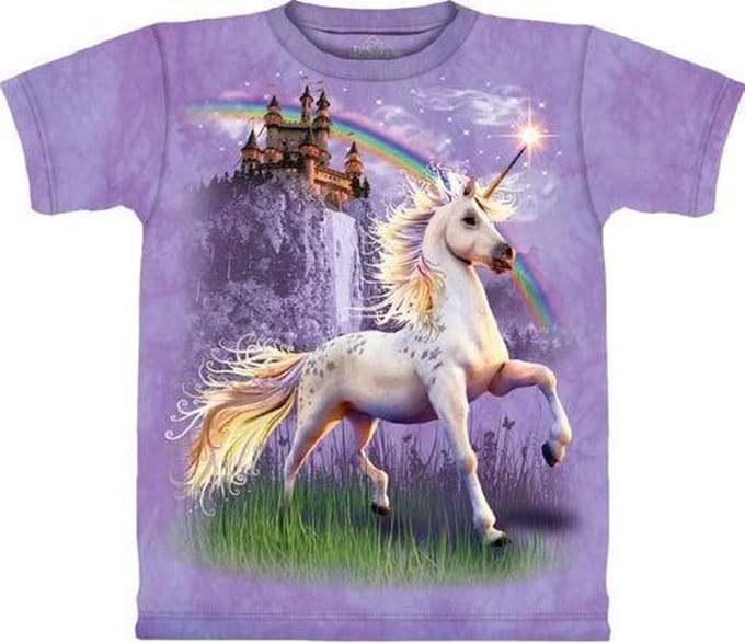 KIDS T-shirt Unicorn Castle S