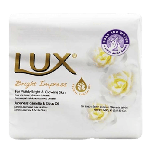 Lux Bright Impress Soap Bar 80 g - 3 Pcs