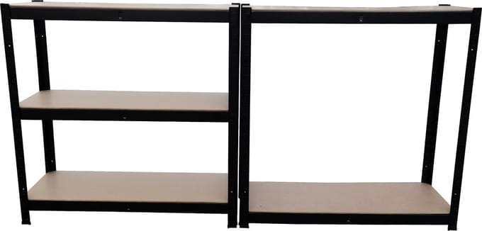 Herzberg Professional Tools Herzberg Hg-8027Blk: Zwart Gecoate Opslagplank