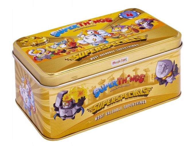 Superthings Golden Tin Superspecials Series 4 Figuur Geel Kinderen