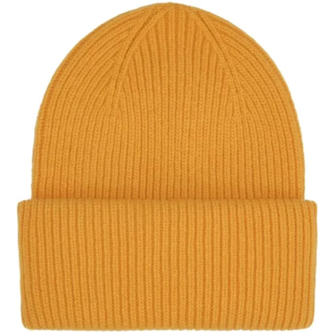Wollen muts Colorful Standard Merino burned yellow