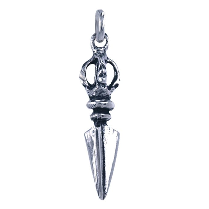 Zilveren Vajrakila ketting hanger