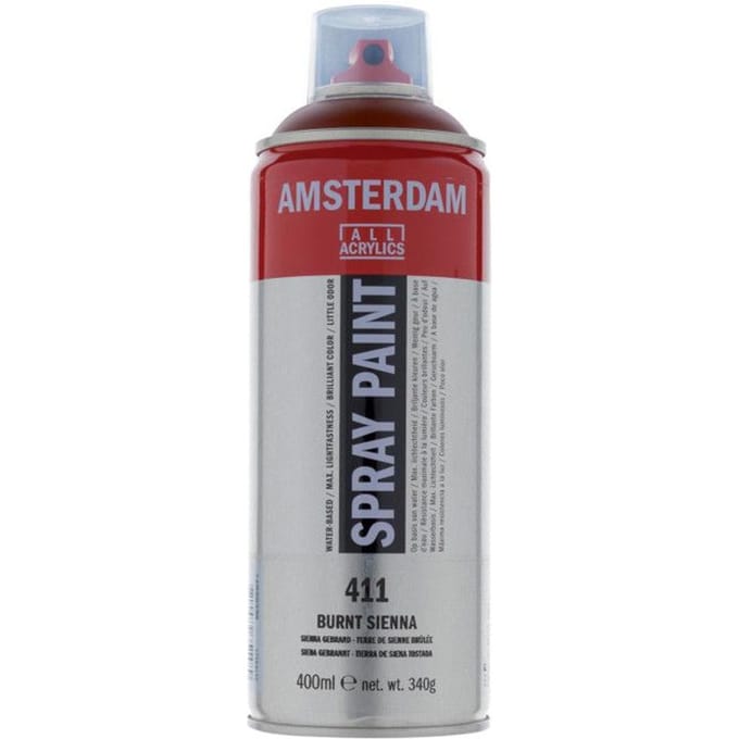 Spraypaint - 411 Sienna Gebrand - Amsterdam - 400 ml