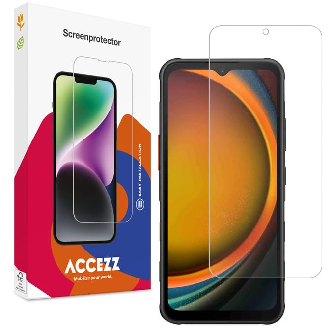 Accezz Screen Protector - Geschikt voor Samsung Galaxy Xcover 7 Pro / Xcover 7 - Gehard Glas Screenprotector