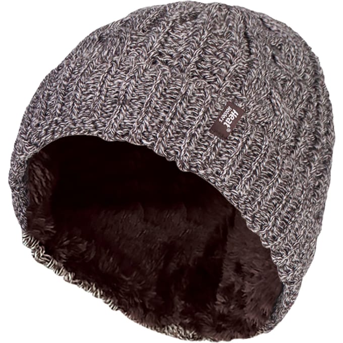 Heat Holders - DamesCable Turnover Warm ThermischBeanie Hat