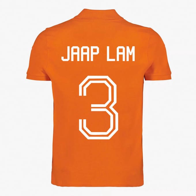 Oranje WK-EK Polo Shirt – Jaap Lam M