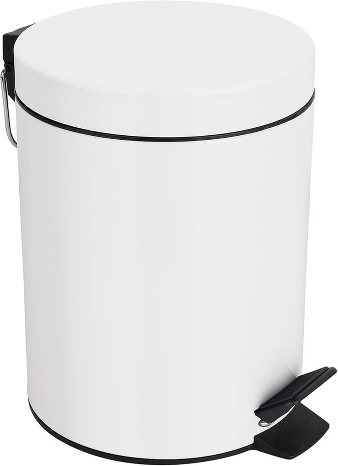 Cosmetic Bucket Blue Pedal Bin Waste Bin 3 Litre
