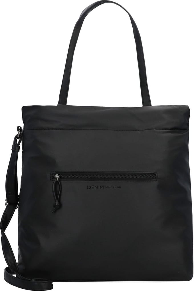 TOM TAILOR Schoudertas Holly Zip Shopper Black Zwart